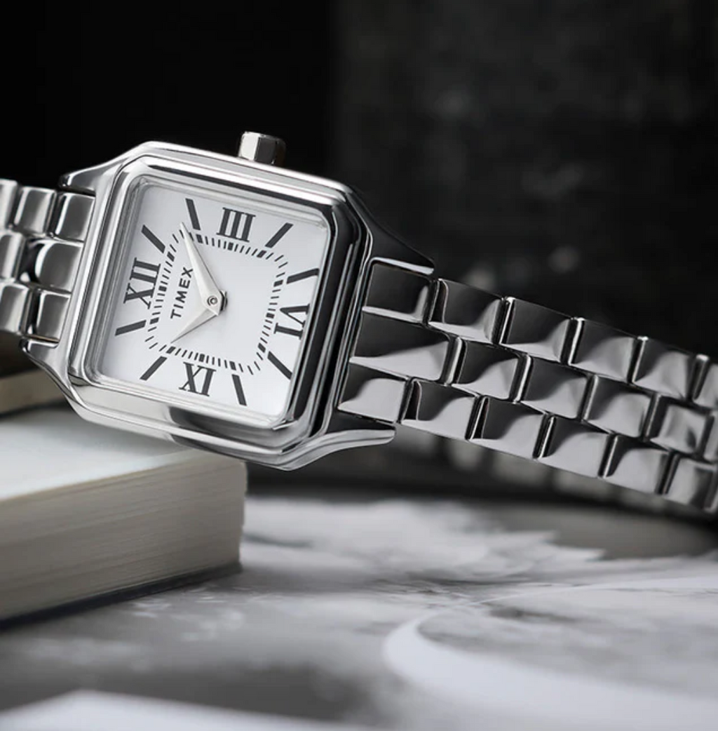 Timex® Addison 23mm Stainless Steel Bracelet Watch TW2Y23800