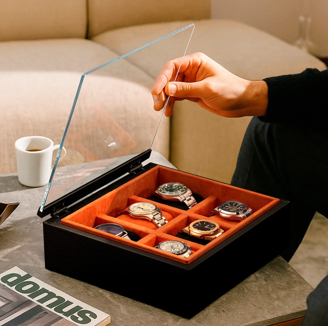 Luxury 6 Watch Display Box
