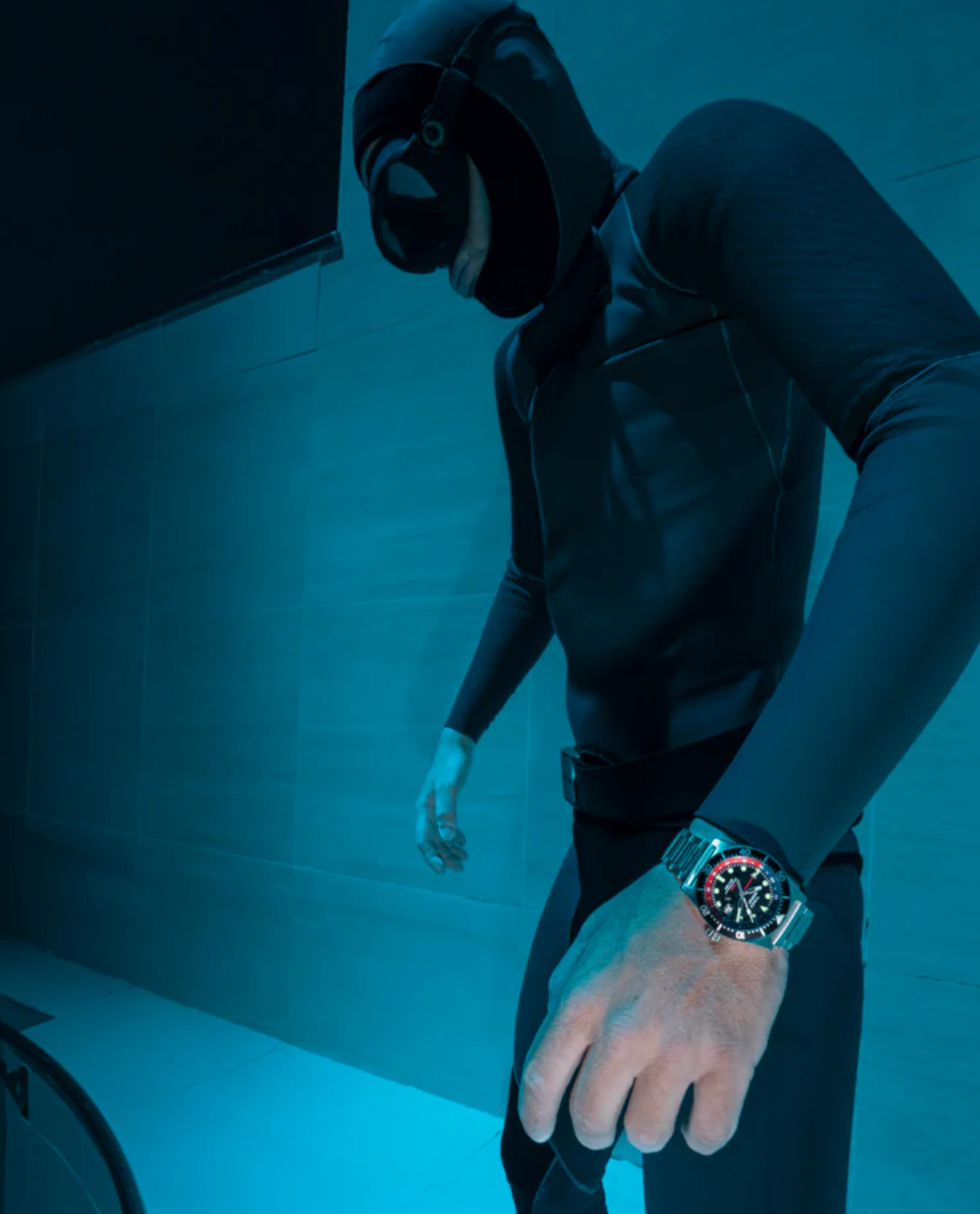 Timex® Deepwater Reef 200 GMT 41mm Stainless Steel Bracelet Watch