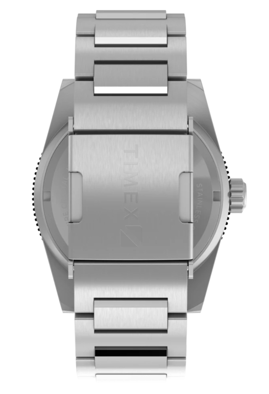 Timex® Deepwater Reef 200 GMT 41mm Stainless Steel Bracelet Watch