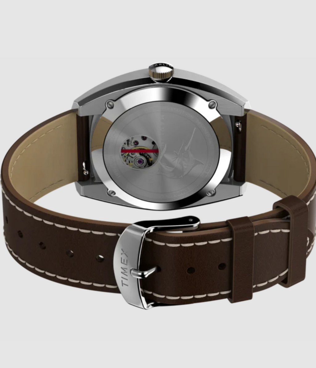 Timex® Marlin Sub-Dial Automatic 39mm Leather Strap TW2V62000