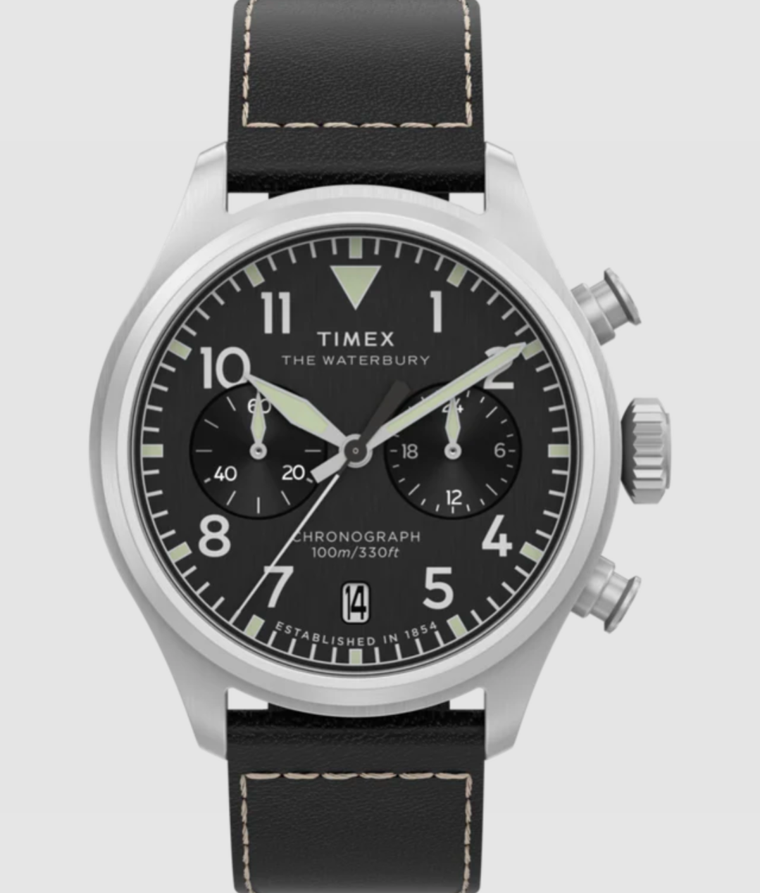 Waterbury Ace Chronograph
41mm Leather Strap Watch