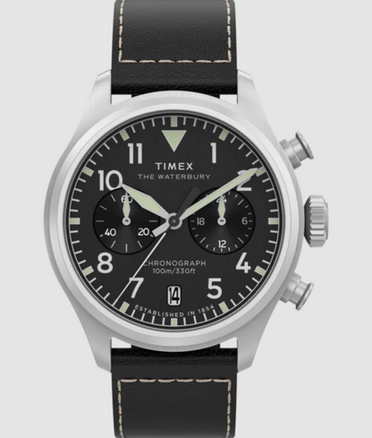 Waterbury Ace Chronograph
41mm Leather Strap Watch