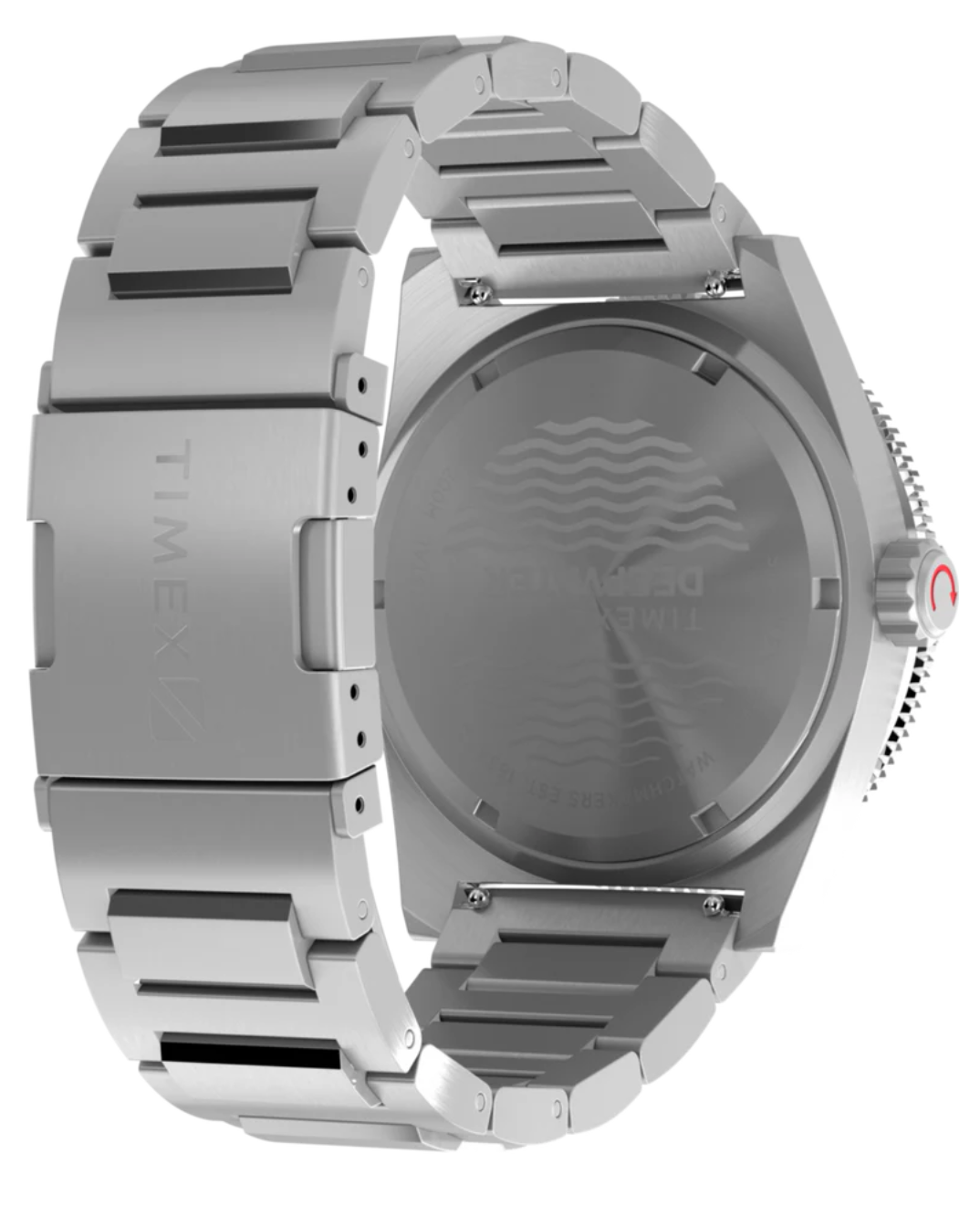 Timex® Deepwater Reef 200 GMT 41mm Stainless Steel Bracelet Watch