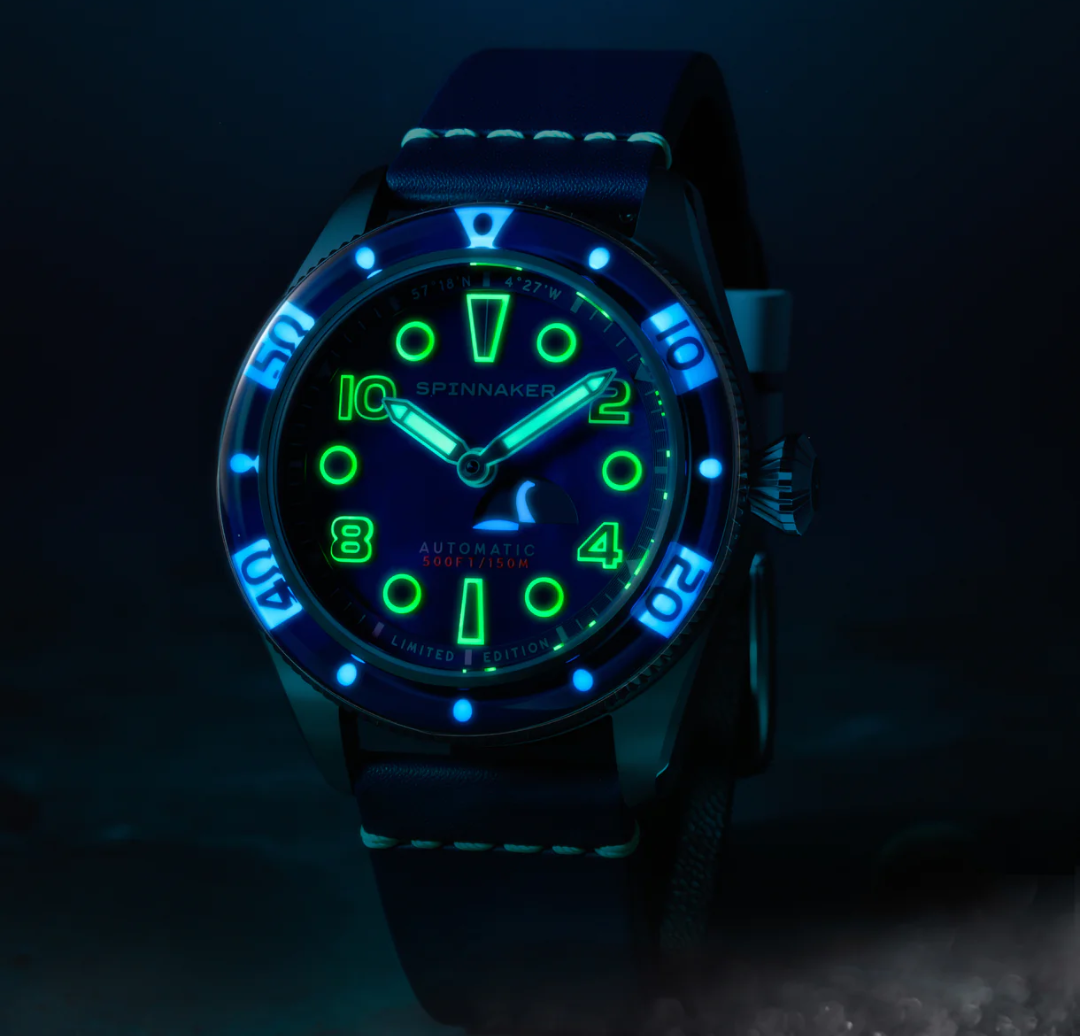 Fleuss Automatic Nessie Pearl Diver Limited Edition spinnaker SP-5168-01