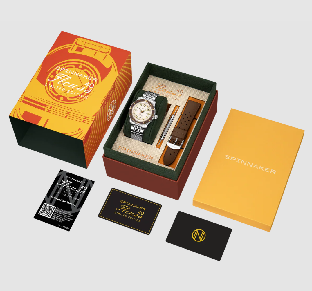 Spinnaker

Fleuss 40 Automatic 145th Limited Edition Smoky White SP-5133-22 wait time 1-2 weeks