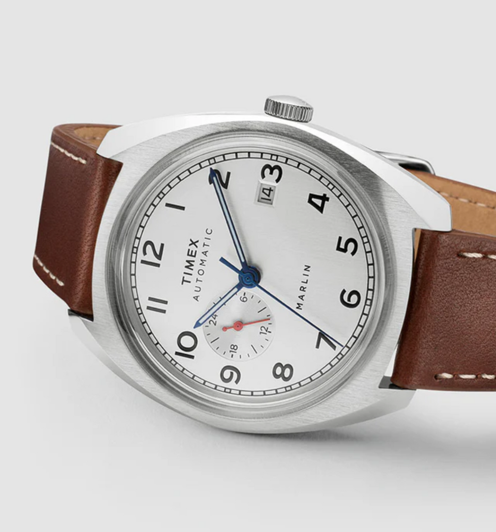 Timex® Marlin Sub-Dial Automatic 39mm Leather Strap TW2V62000