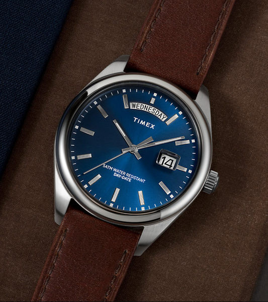 Timex Legacy 41mm Leather Strap Watch
41 mm
