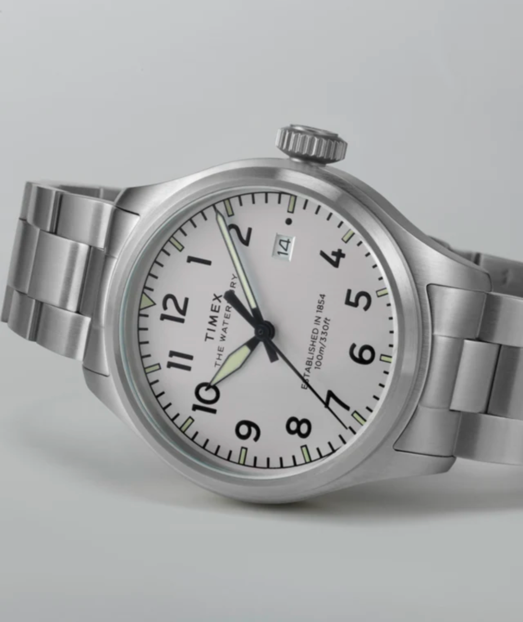 Timex®TW2Y18800 Waterbury Ace 41mm Stainless Steel Bracelet Watch -Shop today