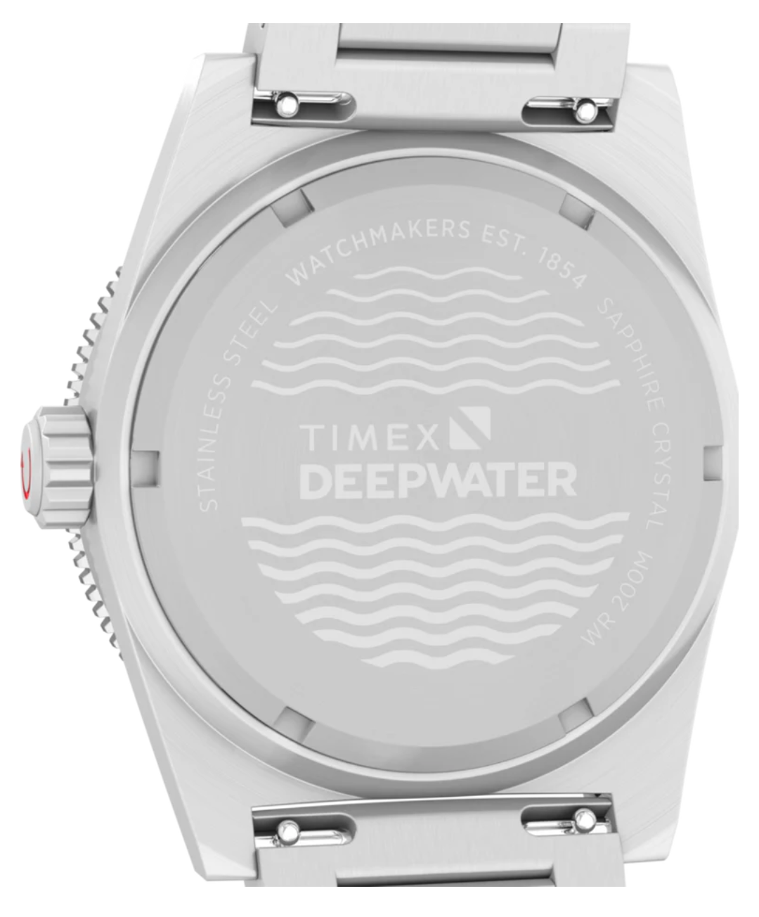 Timex® Deepwater Reef 200 GMT 41mm Stainless Steel Bracelet Watch