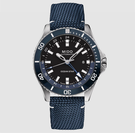 MIDO Ocean Star GMT PRE Owned. New /used condition