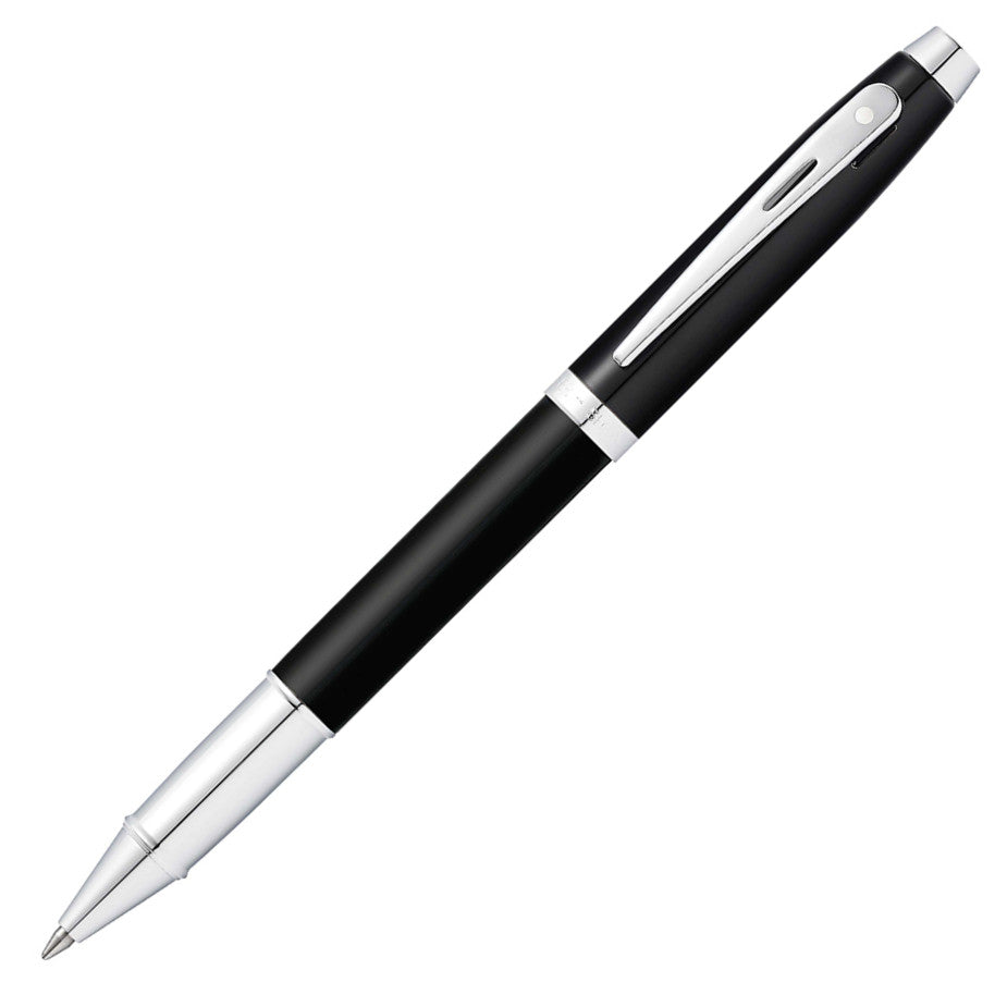 100 Matte Black w/Nickel Plated Trims Rollerball Pen