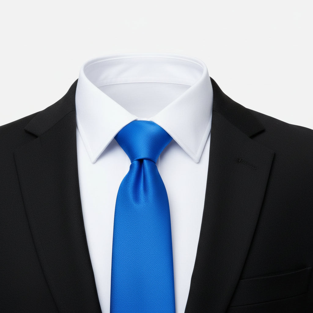 Grosgrain Solid Royal Blue Tie