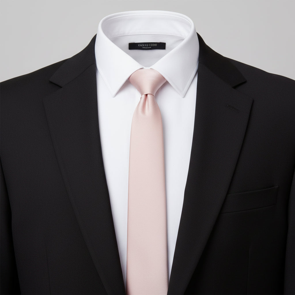 Grosgrain Solid Oyster Tie